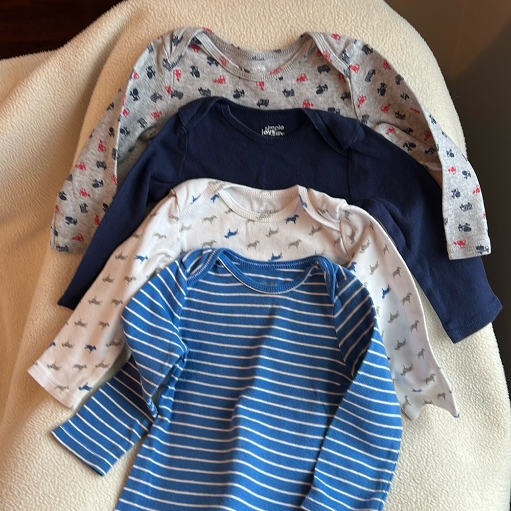 Four Carter onesies size 18 months.